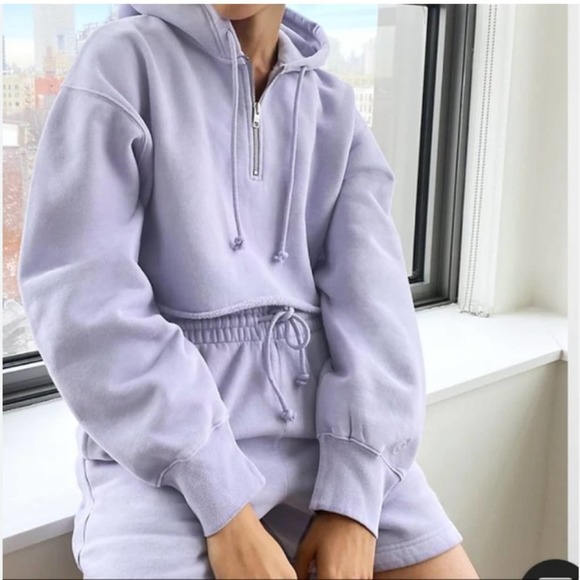 TNA Tops - Aritzia Tna CozyAF Perfect 1/4 Zip Hoodie